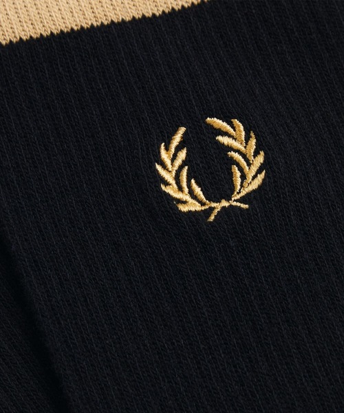 FRED PERRY（フレッドペリー）の「先行予約受付中／Tipped Sports Socks／ティップラインスポーツソックス（ソックス/靴下・メンズ・ネイビー/ホワイト/ブラック・6-8/4-6）」の4枚目の写真