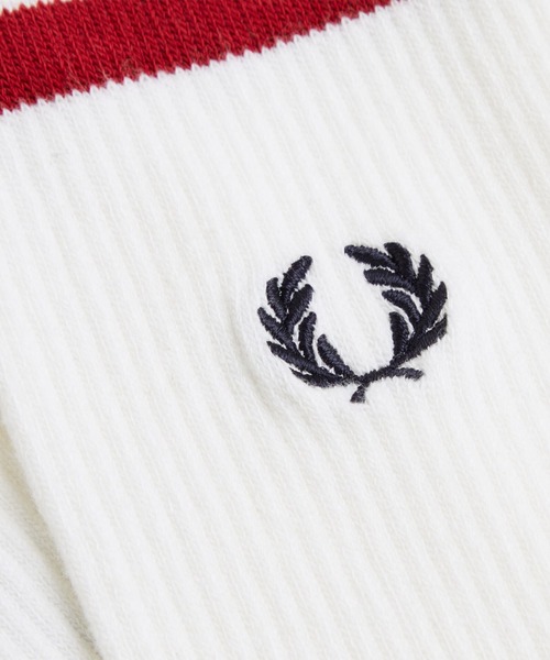FRED PERRY（フレッドペリー）の「先行予約受付中／Tipped Sports Socks／ティップラインスポーツソックス（ソックス/靴下・メンズ・ネイビー/ホワイト/ブラック・6-8/4-6）」の5枚目の写真