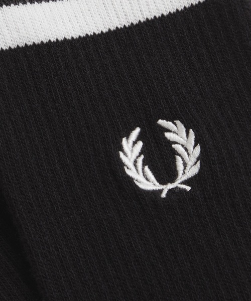 FRED PERRY(フレッドペリー)の「【新色先行予約受付中】Tipped Sports Socks/ティップラインスポーツソックス(ソックス/靴下・メンズ・ネイビー/ホワイト/ブラック/グリーン・6-8/4-6)」の8枚目の写真
