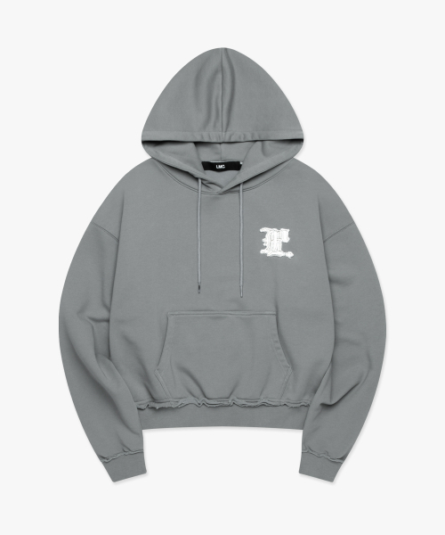 LMCの「WM GOTHIC APPLIQUE CROPPED HOODIE gray（パーカー・レディース・その他・S/M）」の3枚目の写真