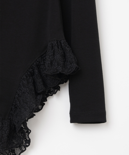 MILLO WOMEN（ミロウーマン）の「ラッフルロングスリーブトップ [ブラック]（Tシャツ/カットソー・レディース・その他・ONE SIZE）」の6枚目の写真