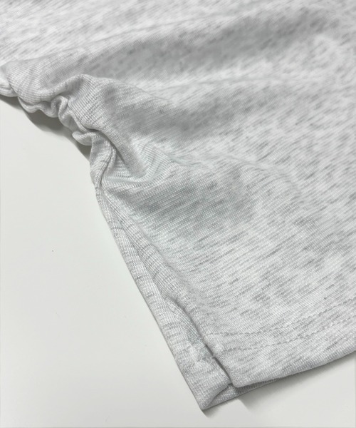 NANEA(ナネア)の「ウエストギャザーロングTシャツ(Tシャツ/カットソー・レディース・ブラック/ライトグレー/ホワイト・MEDIUM/LARGE/SMALL)」の8枚目の写真