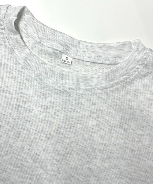 NANEA(ナネア)の「ウエストギャザーロングTシャツ(Tシャツ/カットソー・レディース・ブラック/ライトグレー/ホワイト・MEDIUM/LARGE/SMALL)」の7枚目の写真