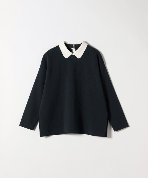 SHIPS any（シップス エニィ）の「SHIPS any:〈洗濯機可能〉ダンボール バイカラー プルオーバー（Tシャツ/カットソー・レディース・ネイビー/ライトグレー/ナチュラル・ONE SIZE）」の17枚目の写真