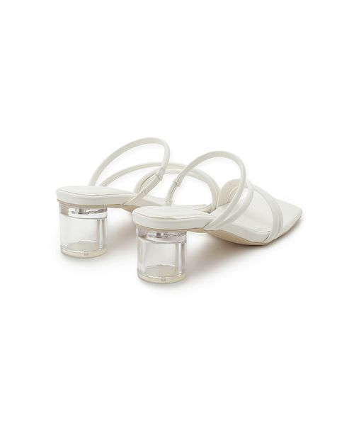 FRAY I.D（フレイアイディー）の「クリアヒールサンダル（サンダル・レディース・ブラック/ピンク/ホワイト/シルバー・36/38/37）」の7枚目の写真