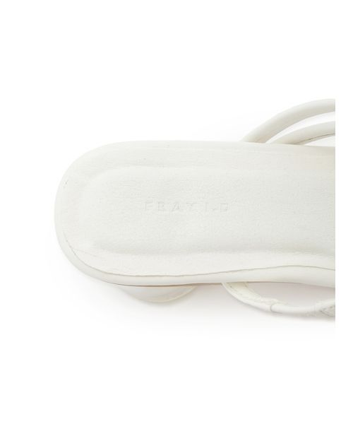 FRAY I.D（フレイアイディー）の「クリアヒールサンダル（サンダル・レディース・ブラック/ピンク/ホワイト/シルバー・36/38/37）」の10枚目の写真