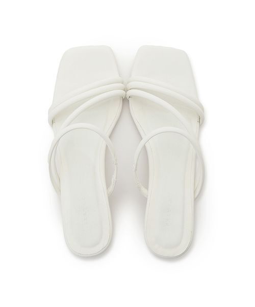 FRAY I.D（フレイアイディー）の「クリアヒールサンダル（サンダル・レディース・ブラック/ピンク/ホワイト/シルバー・36/38/37）」の11枚目の写真