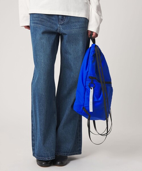 CITEN（シテン）の「＜CITEN＞ジップポケットナップサック（バックパック/リュック・レディース・ロイヤルブルー/ブラック/シルバー・FREE）」の3枚目の写真