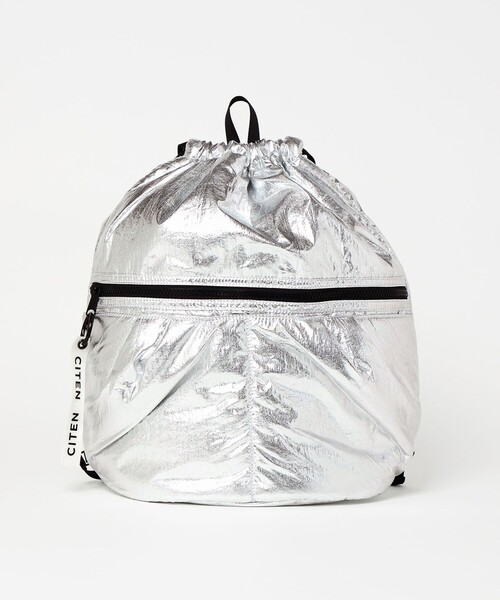 CITEN（シテン）の「＜CITEN＞ジップポケットナップサック（バックパック/リュック・レディース・ロイヤルブルー/ブラック/シルバー・FREE）」の4枚目の写真