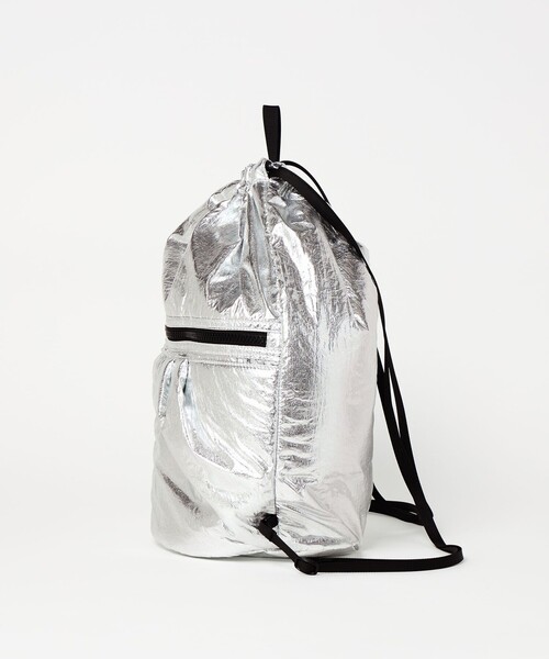 CITEN（シテン）の「＜CITEN＞ジップポケットナップサック（バックパック/リュック・レディース・ロイヤルブルー/ブラック/シルバー・FREE）」の5枚目の写真