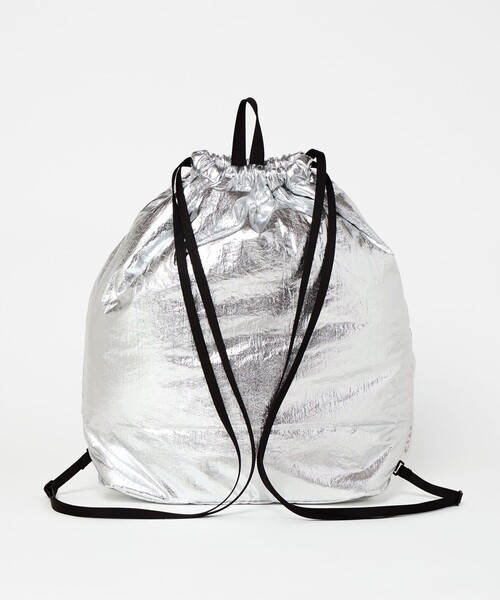 CITEN（シテン）の「＜CITEN＞ジップポケットナップサック（バックパック/リュック・レディース・ロイヤルブルー/ブラック/シルバー・FREE）」の6枚目の写真