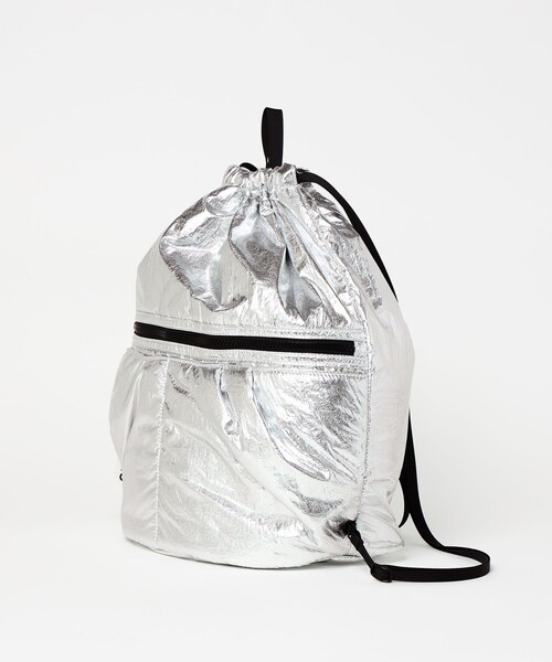 CITEN（シテン）の「＜CITEN＞ジップポケットナップサック（バックパック/リュック・レディース・ロイヤルブルー/ブラック/シルバー・FREE）」の7枚目の写真