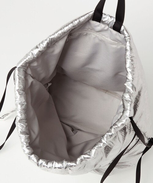 CITEN（シテン）の「＜CITEN＞ジップポケットナップサック（バックパック/リュック・レディース・ロイヤルブルー/ブラック/シルバー・FREE）」の10枚目の写真