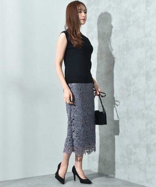 INTERPLANET(インタープラネット)の「【マシーンウォッシャブル・UV・接触冷感】フレンチスリーブプルオーバー(ニット/セーター・レディース・オフホワイト/ブラック/レッド/ブルー・FREE)」の5枚目の写真