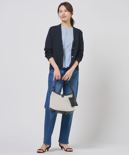 J.PRESS（ジェイプレス）の「【2way】キャンバス ショルダー バッグ（ショルダーバッグ・レディース・ブラウン系/ブラック系・F）」の22枚目の写真