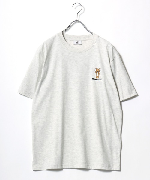 Tom&Jerry(トムアンドジェリー)の「2026SS Tom and Jerry/トムとジェリー キャラクターイラスト フロント/バックプリント 半袖Tシャツ レディース メンズ(Tシャツ/カットソー・レディース・ピンク/ブラウン/スミクロ/ミント/イエロー/ブルー系その他/アイボリー/ブラック/サックスブルー/グレー系その他/ブラック系その他/アッシュグレー・M/L/LL)」の16枚目の写真