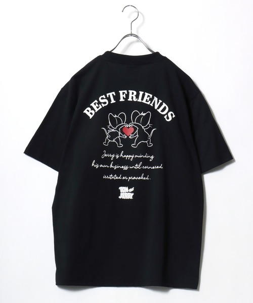Tom&Jerry(トムアンドジェリー)の「2026SS Tom and Jerry/トムとジェリー キャラクターイラスト フロント/バックプリント 半袖Tシャツ レディース メンズ(Tシャツ/カットソー・レディース・ピンク/ブラウン/スミクロ/ミント/イエロー/ブルー系その他/アイボリー/ブラック/サックスブルー/グレー系その他/ブラック系その他/アッシュグレー・M/L/LL)」の17枚目の写真