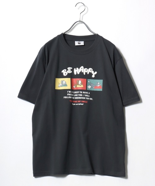 Tom&Jerry(トムアンドジェリー)の「2026SS Tom and Jerry/トムとジェリー キャラクターイラスト フロント/バックプリント 半袖Tシャツ レディース メンズ(Tシャツ/カットソー・レディース・ピンク/ブラウン/スミクロ/ミント/イエロー/ブルー系その他/アイボリー/ブラック/サックスブルー/グレー系その他/ブラック系その他/アッシュグレー・M/L/LL)」の21枚目の写真