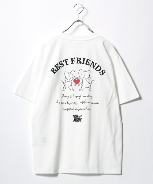 Tom&Jerry(トムアンドジェリー)の「2026SS Tom and Jerry/トムとジェリー キャラクターイラスト フロント/バックプリント 半袖Tシャツ レディース メンズ(Tシャツ/カットソー・レディース・ピンク/ブラウン/スミクロ/ミント/イエロー/ブルー系その他/アイボリー/ブラック/サックスブルー/グレー系その他/ブラック系その他/アッシュグレー・M/L/LL)」の19枚目の写真