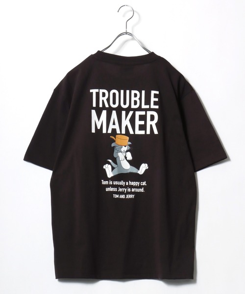 Tom&Jerry(トムアンドジェリー)の「2026SS Tom and Jerry/トムとジェリー キャラクターイラスト フロント/バックプリント 半袖Tシャツ レディース メンズ(Tシャツ/カットソー・レディース・ピンク/ブラウン/スミクロ/ミント/イエロー/ブルー系その他/アイボリー/ブラック/サックスブルー/グレー系その他/ブラック系その他/アッシュグレー・M/L/LL)」の13枚目の写真