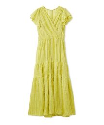 FRAY I.D（フレイアイディー）の「【00サイズあり】フリンジジャカードティアードワンピース（ワンピース）」