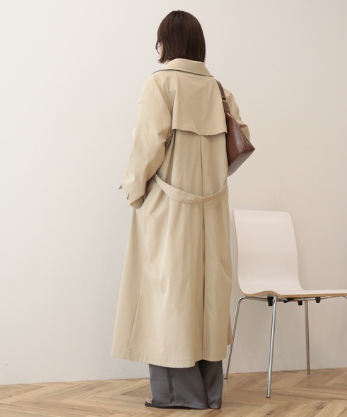 AMERICAN HOLIC（アメリカンホリック）の「ロングトレンチコート（トレンチコート・レディース・ベージュ/ライトカーキ・FREE）」の18枚目の写真