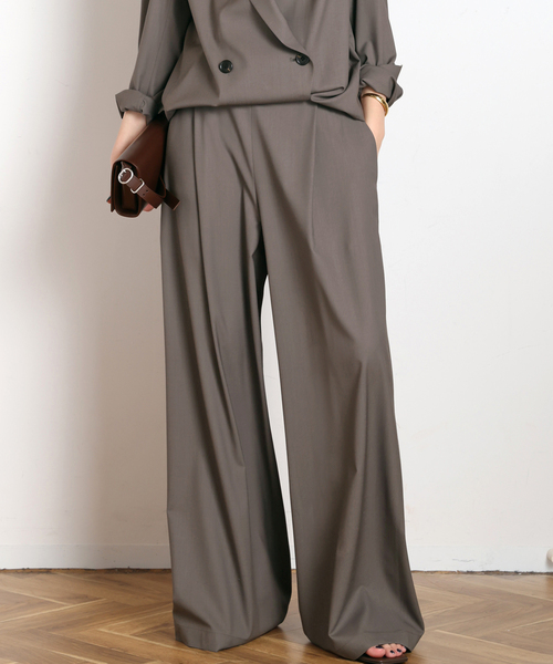 AP STUDIO（エーピーストゥディオ）の「グリッターリブニットパンツ