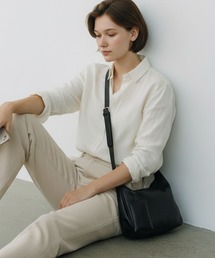 Basic Shoulder Bag with Mini Pouch, Faux / ミニポーチ付き フェイクレザー ベーシックショルダーバッグ 秋 秋服 2026年秋冬