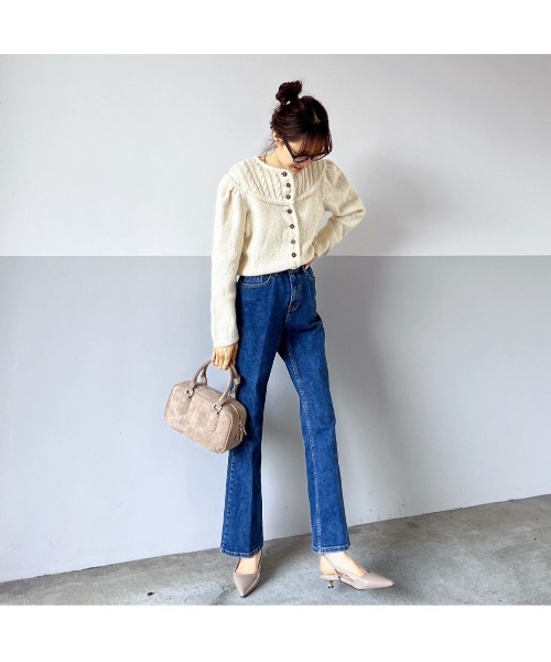 Flugge（フラッジー）の「ポインテッドトゥミュール（その他シューズ・レディース・ブラック/ベージュ・23.5cm/24.5cm）」の5枚目の写真