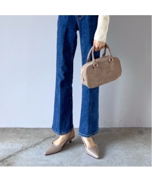 Flugge（フラッジー）の「ポインテッドトゥミュール（その他シューズ・レディース・ブラック/ベージュ・23.5cm/24.5cm）」の6枚目の写真