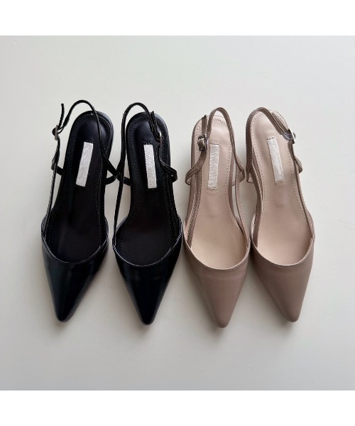Flugge（フラッジー）の「ポインテッドトゥミュール（その他シューズ・レディース・ブラック/ベージュ・23.5cm/24.5cm）」の19枚目の写真