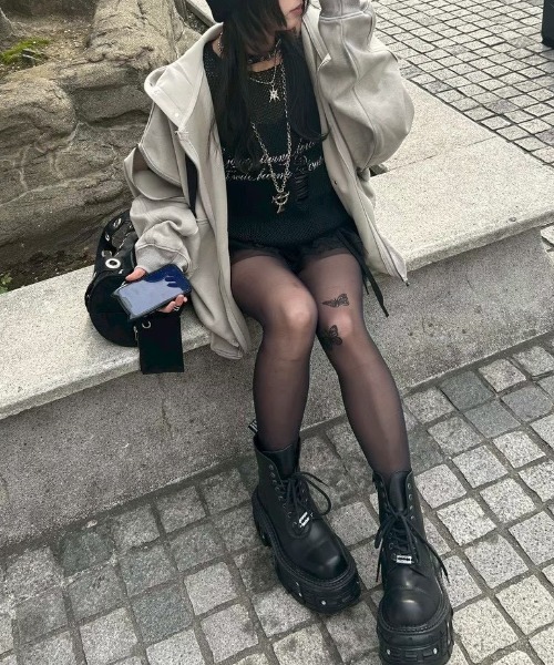 ROSEN KREUZ(ローゼンクロイツ)の「【Rosen Kreuz】LOOSE MESH KNIT / 【ローゼンクロイツ】ルーズダメージメッシュニット(ニット/セーター・メンズ・ホワイト/ブラック・01/02)」の22枚目の写真