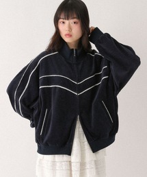 Heather | ベロアレースラインブルゾン　648095(ブルゾン)