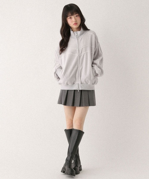 Heather（ヘザー）の「ベロアレースラインブルゾン　648095（ブルゾン・レディース・ネイビー/アイボリー/ライトブルー・FREE）」の16枚目の写真