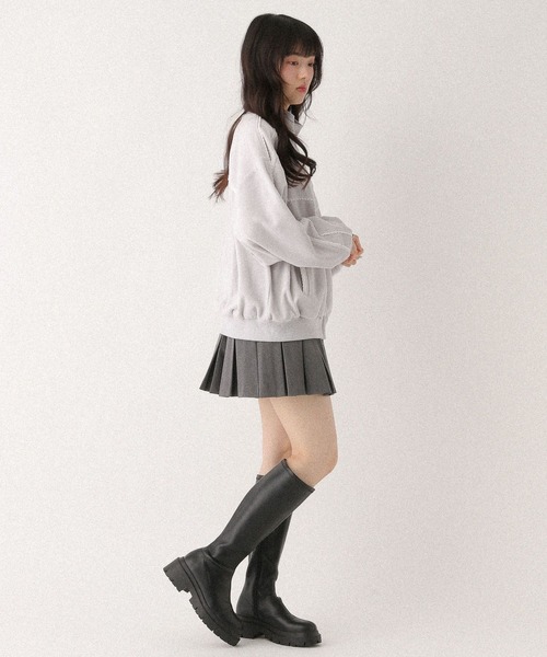 Heather（ヘザー）の「ベロアレースラインブルゾン　648095（ブルゾン・レディース・ネイビー/アイボリー/ライトブルー・FREE）」の18枚目の写真