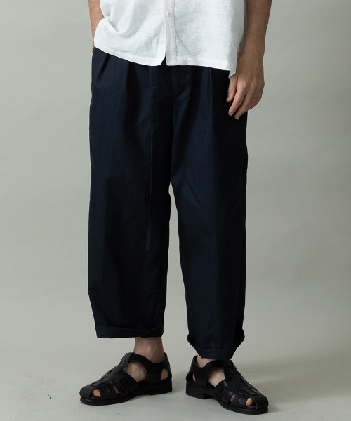 EGO TRIPPING(エゴトリッピング)の「mp14651- DRESSYEASE TRUSERS gaba イージートラウザーパンツ(626657)(その他パンツ・メンズ・ブラック/オリーブ/ネイビー・33/31/29)」の2枚目の写真