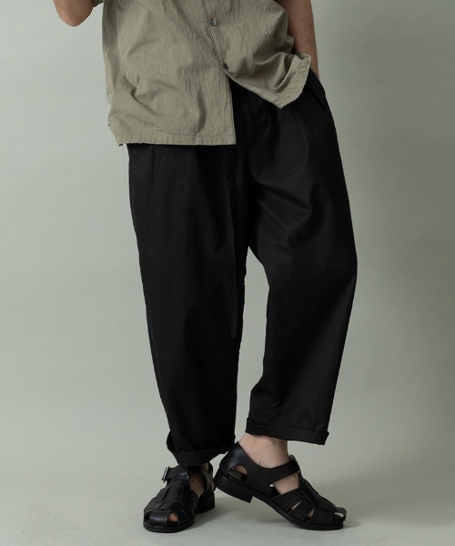 EGO TRIPPING(エゴトリッピング)の「mp14651- DRESSYEASE TRUSERS gaba イージートラウザーパンツ(626657)(その他パンツ・メンズ・ブラック/オリーブ/ネイビー・33/31/29)」の3枚目の写真