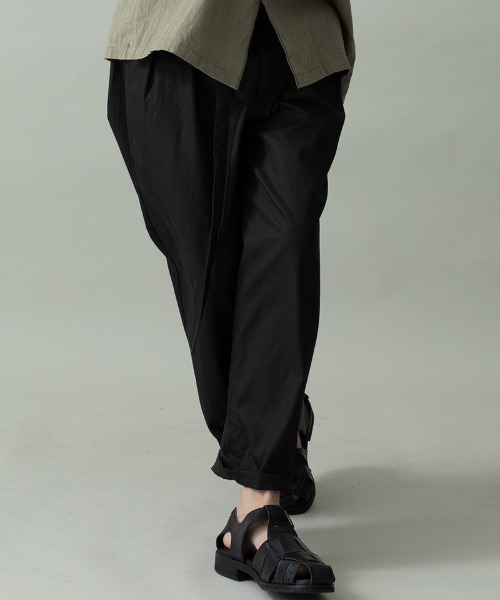 EGO TRIPPING(エゴトリッピング)の「mp14651- DRESSYEASE TRUSERS gaba イージートラウザーパンツ(626657)(その他パンツ・メンズ・ブラック/オリーブ/ネイビー・33/31/29)」の5枚目の写真