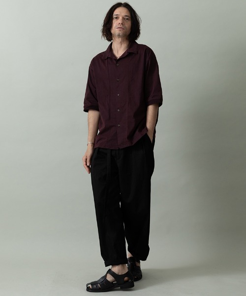 EGO TRIPPING(エゴトリッピング)の「mp14651- DRESSYEASE TRUSERS gaba イージートラウザーパンツ(626657)(その他パンツ・メンズ・ブラック/オリーブ/ネイビー・33/31/29)」の6枚目の写真