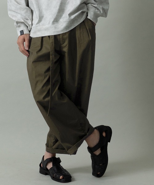 EGO TRIPPING(エゴトリッピング)の「mp14651- DRESSYEASE TRUSERS gaba イージートラウザーパンツ(626657)(その他パンツ・メンズ・ブラック/オリーブ/ネイビー・33/31/29)」の7枚目の写真