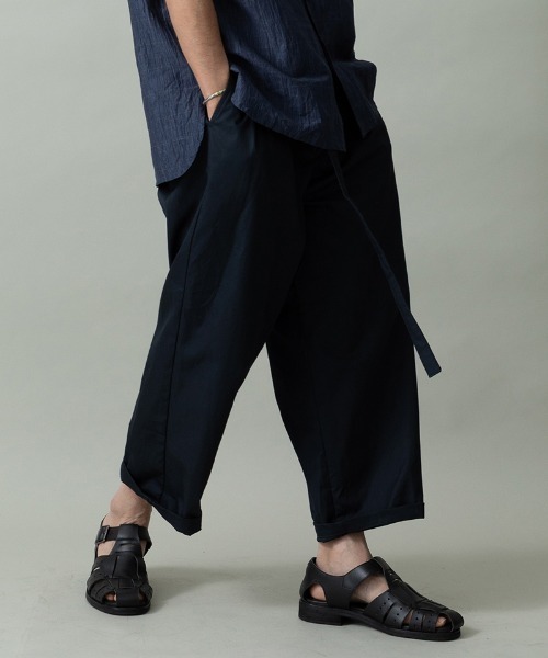 EGO TRIPPING(エゴトリッピング)の「mp14651- DRESSYEASE TRUSERS gaba イージートラウザーパンツ(626657)(その他パンツ・メンズ・ブラック/オリーブ/ネイビー・33/31/29)」の12枚目の写真