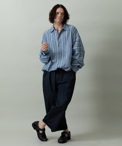 EGO TRIPPING(エゴトリッピング)の「mp14651- DRESSYEASE TRUSERS gaba イージートラウザーパンツ(626657)(その他パンツ・メンズ・ブラック/オリーブ/ネイビー・33/31/29)」の13枚目の写真