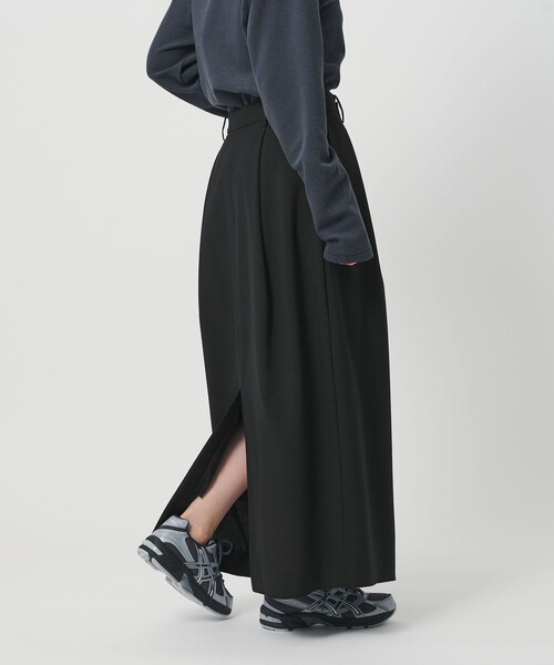 BEAUTY&YOUTH UNITED ARROWS（ビューティーアンドユースユナイテッドアローズ）の「ポリエステルブレンド タックスカート（スカート・レディース・ブラック/ベージュ・M/S/XS）」の6枚目の写真
