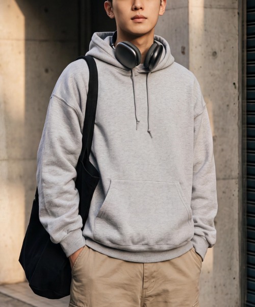 JERZEES(ジャージーズ)の「【T16】【JERZEES/ジャージーズ】12oz RUGGED UNISEX HOODED SWEAT SHIRT A-H12MR(パーカー・メンズ・ブラック/オリーブ/ネイビー/クリーム/グレー/ナチュラル・LARGE)」の1枚目の写真