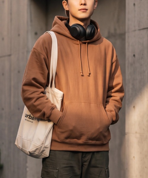 JERZEES(ジャージーズ)の「【T16】【JERZEES/ジャージーズ】12oz RUGGED UNISEX HOODED SWEAT SHIRT A-H12MR(パーカー・メンズ・ブラック/オリーブ/ネイビー/クリーム/グレー/ナチュラル・LARGE)」の3枚目の写真