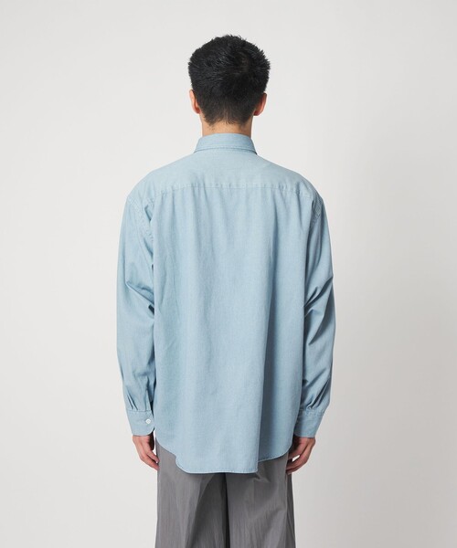 CITEN（シテン）の「＜CITEN＞ライトデニムシャツ（シャツ/ブラウス・メンズ・コバルトブルー/ネイビー・M/L）」の12枚目の写真