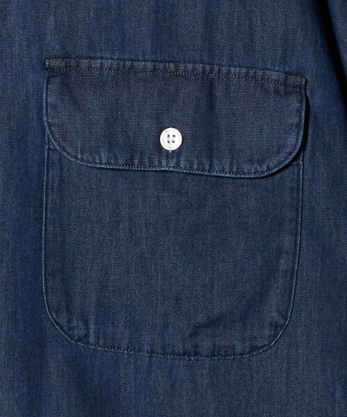 CITEN（シテン）の「＜CITEN＞ライトデニムシャツ（シャツ/ブラウス・メンズ・コバルトブルー/ネイビー・M/L）」の17枚目の写真