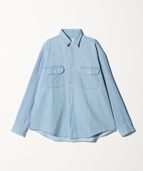 CITEN（シテン）の「＜CITEN＞ライトデニムシャツ（シャツ/ブラウス・メンズ・コバルトブルー/ネイビー・M/L）」の20枚目の写真