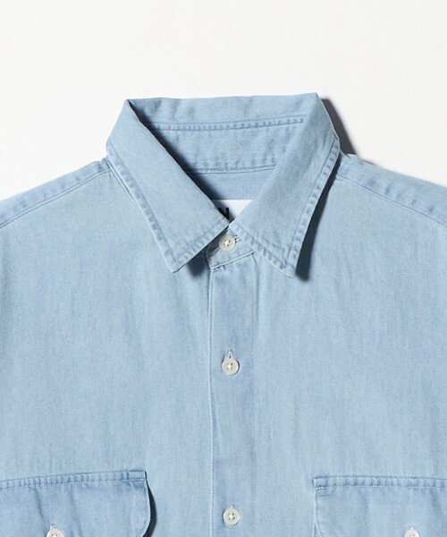 CITEN（シテン）の「＜CITEN＞ライトデニムシャツ（シャツ/ブラウス・メンズ・コバルトブルー/ネイビー・M/L）」の22枚目の写真