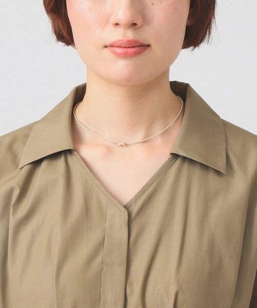 Ray BEAMS（レイビームス）の「ウエスト タック スキッパー ワンピース（ワンピース・レディース・ブラウン系その他5/ブラック・1/0）」の10枚目の写真